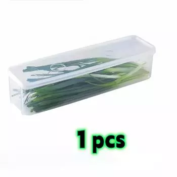 5/3/1-упаковка кухонных длинных прямоугольных контейнеров для хранения продуктов, пластиковые многоразовые коробки-органайзеры для холодильника 1pcs