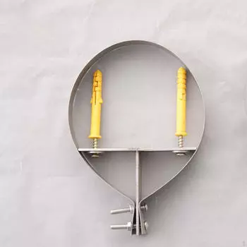 5,3-дюймовый 135-мм кронштейн для дымоходной трубы для дымохода и печи чёрный