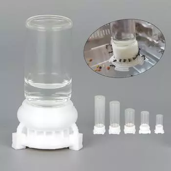 5-40 мл муравьиная ферма, поилка для воды, миска для воды, стеклянная трубка, бутылка для питья, мастерская, сделай сам, аксессуары для муравьиного дома 5ml