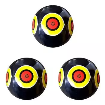 5 # 40 см надувной отпугиватель птиц отпугивающие воздушные шары для глаз (черный)