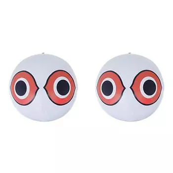 5 # 40 см надувной отпугиватель птиц отпугивающие воздушные шары для глаз (белый)