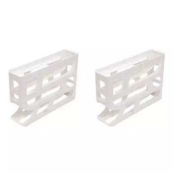 5# 4 яруса для яиц, стеллаж большой емкости для хранения в холодильнике (белый