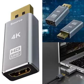 5# 4K Display Port To HDMI-совместимый разъем многоразового использования 30 Гбит/с для Lenovo Dell