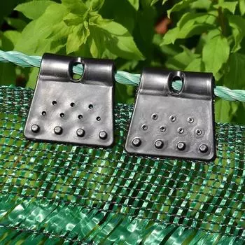 5-50 шт. зажим для теневой сетки, пластиковый материал «бабочка», крючок для установки домашнего забора, теплица, овощная теплица, теплоизоляционная сетка, пряжка 5pcs чёрный