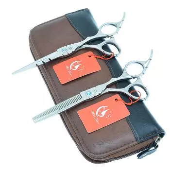 5,5/6 дюймов Япония 440c филировочные ножницы для стрижки волос профессиональные парикмахерские ножницы инструмент для стрижки волос в салоне