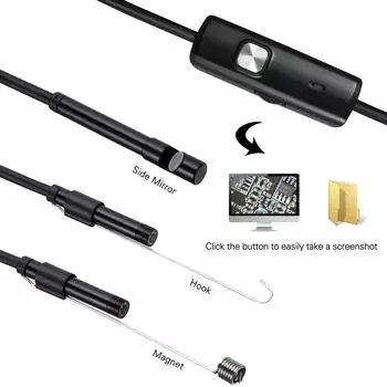 5,5 7 мм Android-эндоскоп 3 в 1 USB/Micro USB/Type-C бороскопическая инспекционная камера Водонепроницаемая для смартфона