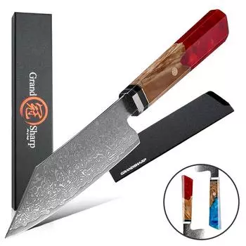 5,5-дюймовые профессиональные ножи Kiritsuke vg10, японский кухонный нож из дамасской стали, кухонный нож для мяса, суши, овощей, столовые приборы