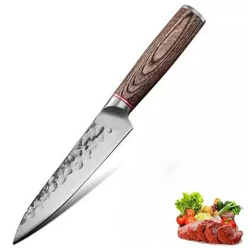 5,5-дюймовый кухонный нож для фруктов, овощей, томатов, стейков, кованый нож для обвалки, кухонные инструменты