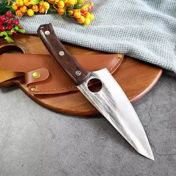 5,5-дюймовый кухонный нож из нержавеющей стали ручной работы, нож шеф-повара, ножи для обвалки, рыболовный нож, нож мясника kitchen knife