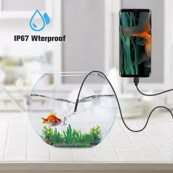 5,5 мм Android эндоскоп камера 3 в 1 Micro Usb Type C бороскоп мини камера водонепроницаемый светодиодный осмотр автомобиля для Huawei Xiaomi ПК