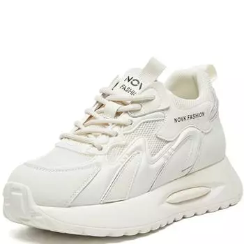 5,5 см воздушная сетка синтетическая натуральная кожа платформа вулканизированный клин массивные кроссовки повседневные дышащие летние модные туфли 34 серый