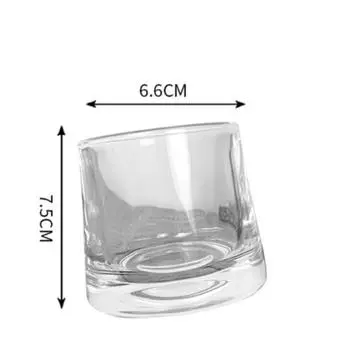 5,5 унций/10,3 унции креативный вращающийся стеклянный стакан для виски кружка премиум-класса бокал для вина резной бокал для бренди прозрачный стакан для холодных напитков 1pcs