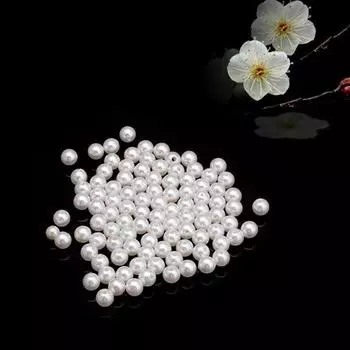5-600 шт. 3-14 мм для изготовления ювелирных изделий «сделай сам», ожерелье, браслет, ювелирные изделия, кулон, аксессуары, классические нежные свободные бусины, искусственный жемчуг, нежные ювелирные изделия 6mm 100Pcs