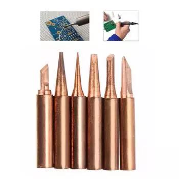 5/6/10 шт. 900 м профессиональное паяльное жало, диамагнитное износостойкое несколько твердых паяльных жал, сварка A