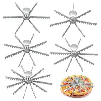 5/6/7/8/10/12 Разрезной маркер для пирога из алюминиевого сплава Направляющая и разделитель порций Торт-резак