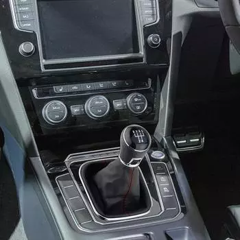 5/6 Gears Car Gear Shift Knob Dustproof Cover For Golf Car PU Leather Shift Knob Gaitor Cover Red Line Shift Dust Cover