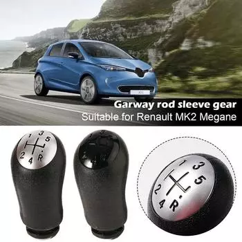5/6 скорость для Renault Megane 2 MK2 II 2002 2003 2004 2005 2006 2007 2008 2009 ручка переключения передач чехол чехол рычага