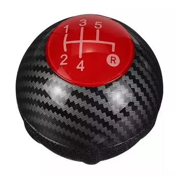 5 6 Speed Car Gear Shifter Knob Set For Fiat 500 For 500C 2012-2018 Gear Shifter Knob Shift Gear Sleeve Shift Lever Head Ball