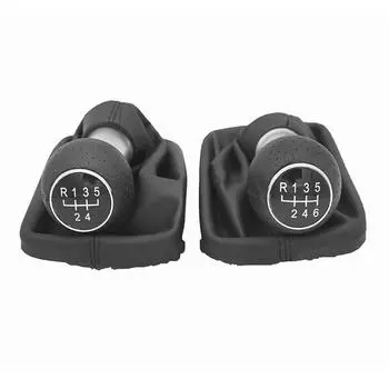 5/6 Speed Manual Transmission Gear Shift Handball Knob Gaiter Boot Cover Case Collar For AU DI A3 S3 2000-2003
