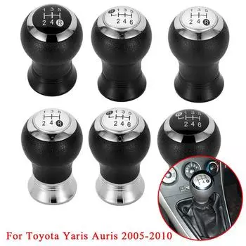 5/6 Spqeed ручная ручка переключения передач, рычаг переключения передач, головка гандбола для Toyota Yaris Auris 2005 2006 2007 2008 2009 2010
