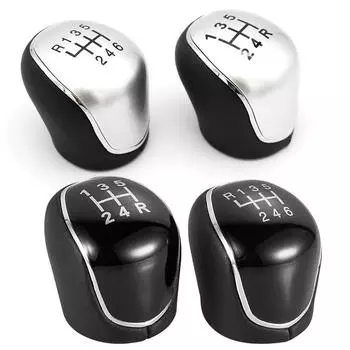 5/6-ступенчатая автомобильная кожаная ручка переключения передач, подлокотник, головной убор для FORD Mondeo Mk4 S-Max C-Max Focus Mk2 Kuga, аксессуары