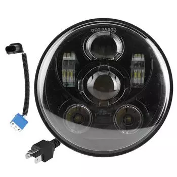 5.75in 75W светодиодная фара 6500K High Birhgtness мотоциклетная фара подходит для Jeep Wrangler