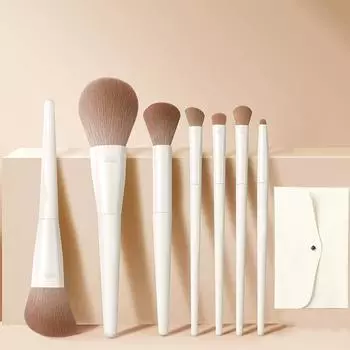 5/7/10/12 шт. кистей для макияжа с кистью для тональной основы, румян, теней, контура, пудры, набор кистей для макияжа, профессиональная кисть для макияжа 7 pieces