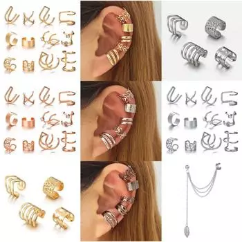 5/7/12 шт./компл. серег, темперамент, ювелирные изделия с открытием суставов, Рождественский подарок, женские повседневные украшения, элегантные серьги для девочек, индивидуальный набор