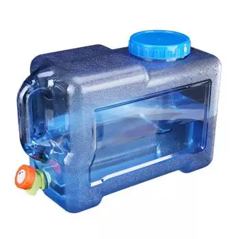 5/7.5/8/10/12/15L Capacity Outdoor Water Bucket Portable Driving Water Tank Container with Faucet for Camping Picnic Hiking