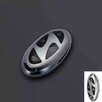 5 7 кнопок новый серый чехол для автомобильного ключа из ТПУ для Hyundai Kona Ev Grandeur GN7 IONIQ 6 2023 2024 защитный чехол для дистанционного ключа