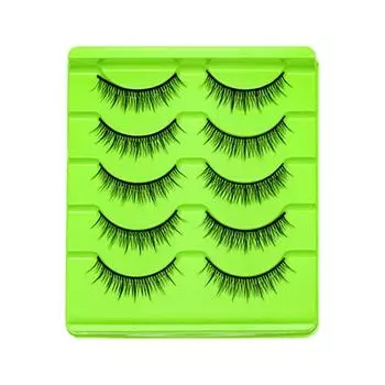 5/7 Pairs Wispy Manga Lashes Natural Look Mink Lashes Fashion Anime False Eyelashes for Women 902