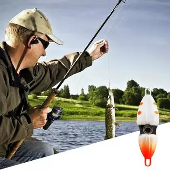 5.7CM/60G металлическая приманка для джиггинга, тонущий дальний заброс, реалистичные 3D-глаза, светящийся арахис, искусственная твердая приманка, аксессуары для рыбалки в пресной воде и соленой воде темно-оранжевого