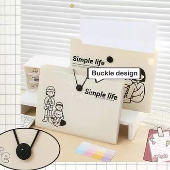 5/8/12 карманов большой емкости A4 бумажная сумка для хранения документов классификация папка органайзер для файлов B 5 grids