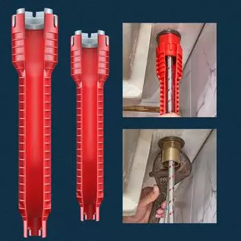 5/8/12 в 1 гаечный ключ для сантехники, противоскользящий многофункциональный кран, раковина, ремонт, установка, ванная комната, гаечный ключ, наборы ручных инструментов
