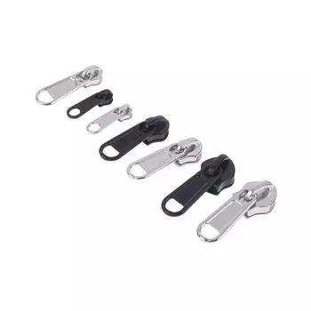 5/8 шт. 4 размера, универсальные застежки-молнии мгновенного исправления, ремонт, сменные слайдеры-молнии