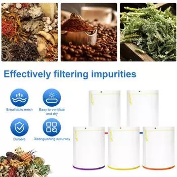 5/8 шт. Фильтр-мешки износостойкие легко чистятся широко используемые сетчатые мешки галлонное ведро 8pcs