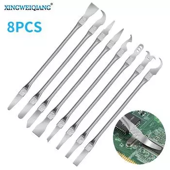 5/8 шт. Тонкое лезвие для ремонта микросхем PCB, нож для ремонта материнских плат, инструмент для удаления процессоров, нож для обслуживания BGA, удаление клея, ремонт ячеек ПК 8Pcs