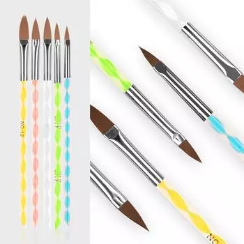 5/8 шт. УФ-гель-кисть-лайнер для рисования, ручка для маникюра, рисунок, резьбовая ручка, акриловые кончики для дизайна ногтей, кисти, карандаш, инструменты для дизайна ногтей A01-004
