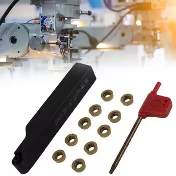 5/8 SRACR1616H10 Токарный станок Держатель инструмента для наружного точения +RCMT10T3MO пластины R5 круглые