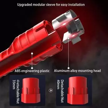 5/8 в 1 многофункциональный набор ключей для раковины бытовой кран сантехника труба водонагреватель ремонт и разборка ванной комнаты специальный инструмент