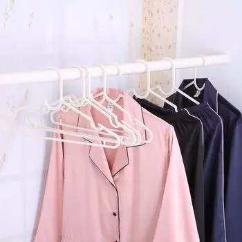5/8Pack Anti-Skid Windproof Plastic Multi Clothes Hanger Rack Adult Dry Clothing Hanger Household Clothes Dress Organizer белый
