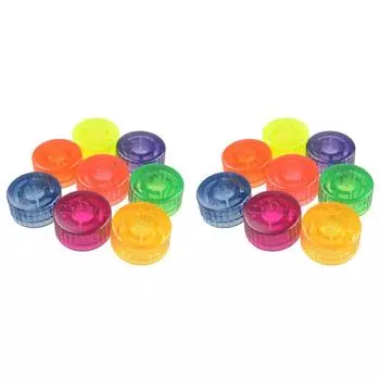 5# 8Pcs Guitar Effect Footswitch Topper Foot Nail Cap Pedal Topper Protection Ca