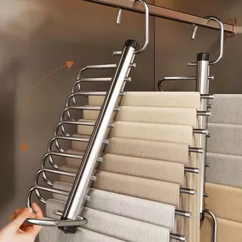 5/9 слойный многофункциональный волшебный вешалка для брюк вешалка для брюк экономит место в шкафу органайзер для хранения одежды крючок для домашнего использования