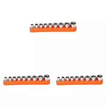 5# 9pcs 1/4 inch Drive 5-13mm Hex Bit Metric Socket Wrench Head Sleeve Adapter