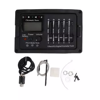 5 акустических гитарных предусилителей, эквалайзеров, 5-полосный профессиональный гитарный предусилитель, эквалайзер с настройкой