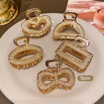 5 alloy clip fashionable hair clips suitable for daily use as hair accessories