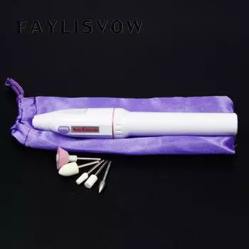 5 бит/компл. профессиональные электрические дрели для маникюра и дизайна ногтей, дрель для маникюра, ручка для маникюра, инструмент