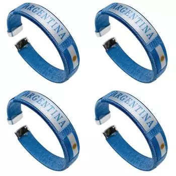 5# Браслет с флагом страны Браслет в стиле национального флага для мужчин и женщин (Аргентина)