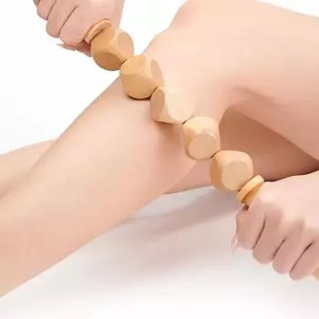 5 бусин кубики универсальный массаж спины сухожилия бук дерево скребок палочка точечная терапия гуаша расслабляющий массажер для живота