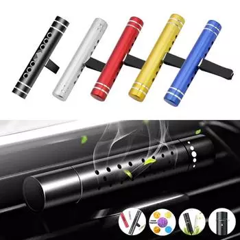 5-цветный автомобильный освежитель воздуха, автомобильный Стайлинг, вентиляционное отверстие, зажим для духов, твердые освежители воздуха, очиститель воздуха, кондиционер, парфюмерный ароматизатор, аксессуары для салона автомобиля